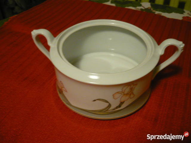 Waza Koniglpr Tettau Bavaria Porcelana i szkło Myszków
