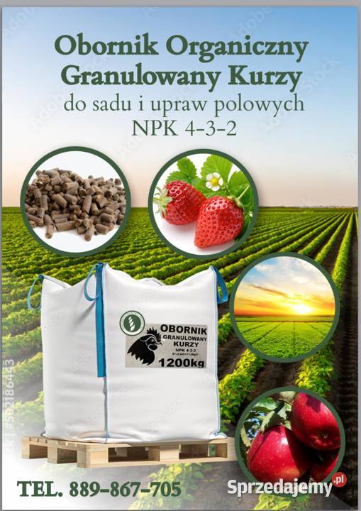 Obornik kurzy granulowany Ekologia świętokrzyskie Dwikozy