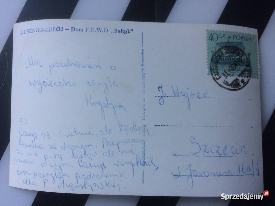 1128 Widokówka Duszniki Zdrój zachodniopomorskie Szczecin