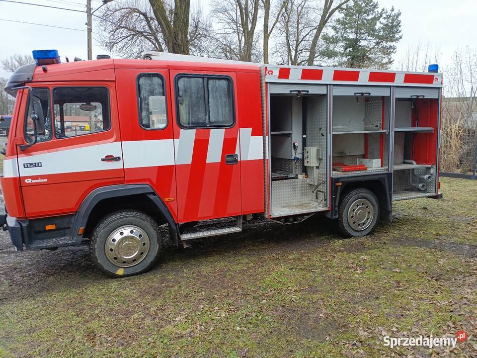 Mercedes 1120 1996rwóz strażackiStan idealnyZero czerwony Zgierz sprzedam
