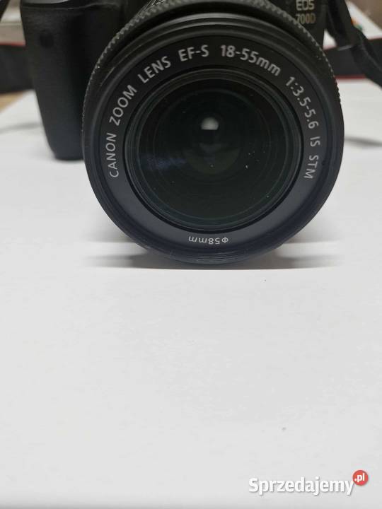 Canon 700D obiektyw 1855mm Łódź