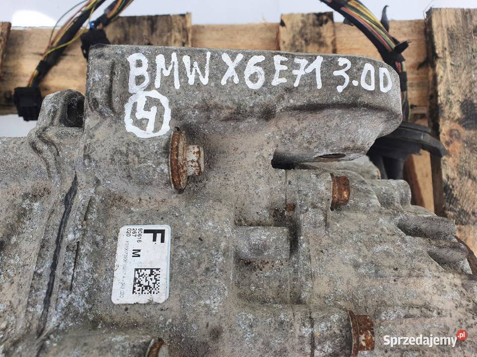 BMW X6 E71 X5 30 D TYLNY MOST TYŁ DYFER 7586025 Rudka