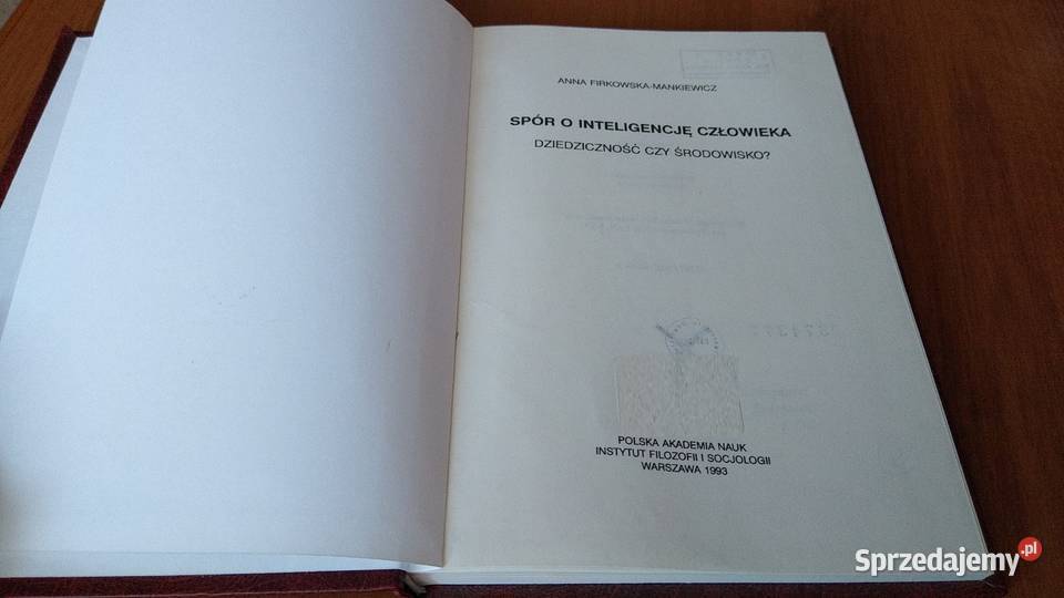 Spór o inteligencję człowieka dziedziczność czy pomorskie Gdańsk