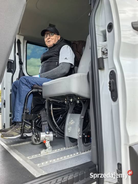 Ford Transit winda przewóz osoby na wózku z Poznań