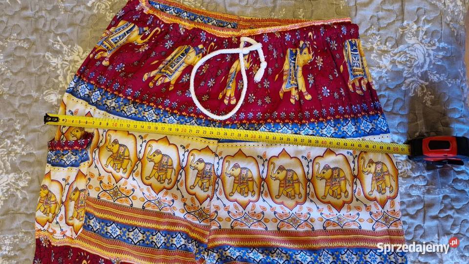 SPODNIE indyjskie damskie L4012 letnie bawełna Moda i Styl lubelskie