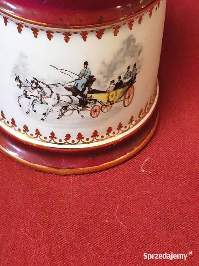 Porcelanowy pojemnik Limoges France Courting Chorzew