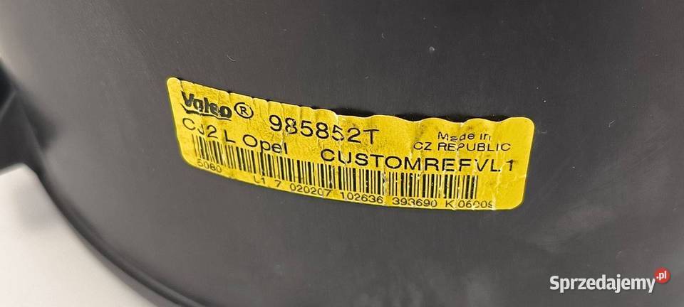 WENTYLATOR KABINOWY OPEL SIGNUM 985852T Lipno