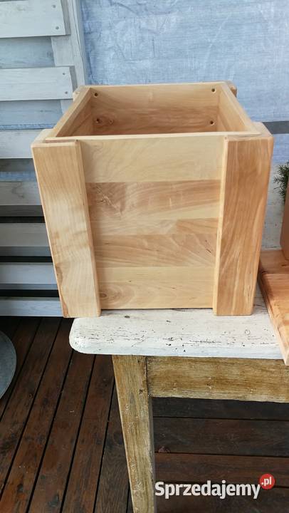 Skrzynka na drewno skrzynka na winyle donica świętokrzyskie Radków sprzedam