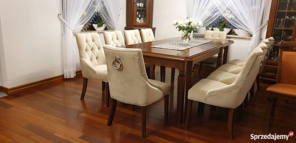 Pikowane krzesło hampton chesterfield glamour z Stoły, krzesła, biurka