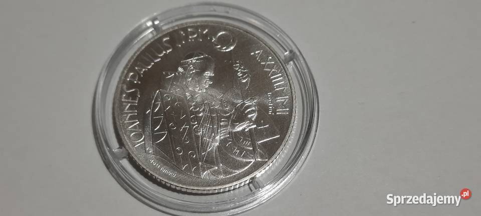 moneta Watykan 2000 lirów 2001r ZERTYFIKAT 099 Warszawa