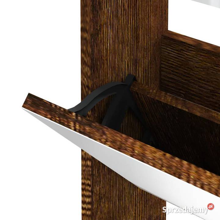 vidaXL Szafka na buty z lustrem i 3 szufladami Dom i Ogród Warszawa