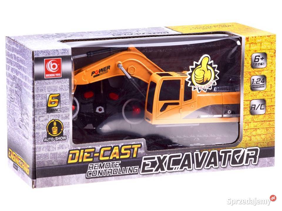 Koparka zdalnie sterowana na pilota RC0509 Kielce