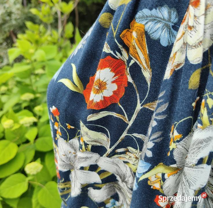 Sukienka Reserved 46 3XL midi w kwiaty kolorowe Spódnice i sukienki zachodniopomorskie Szczecin