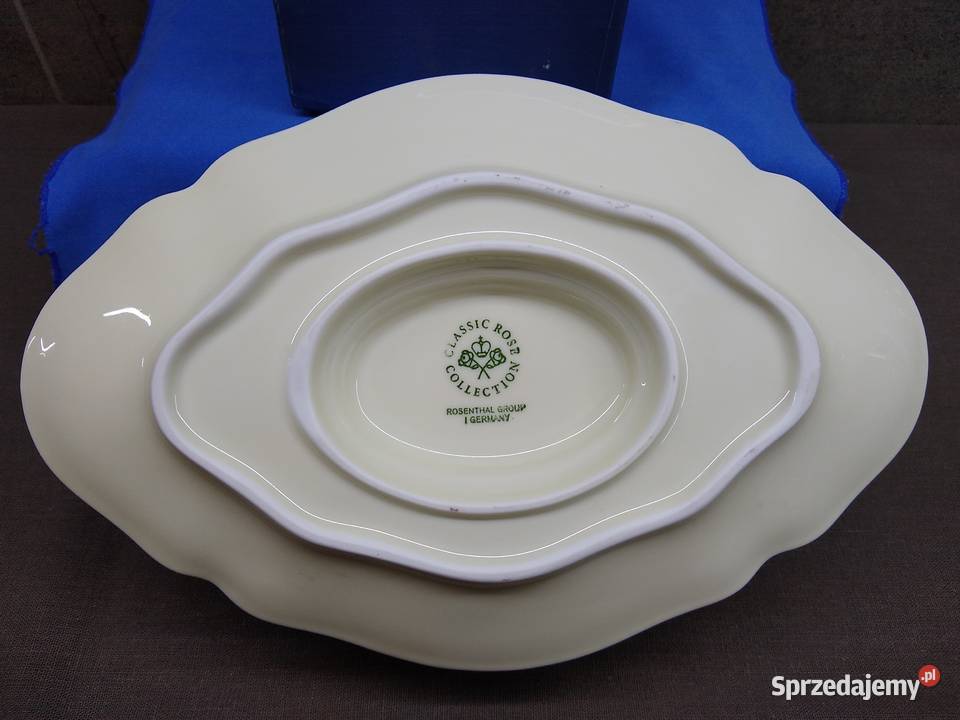 Sosjerka Rosenthal Sanssouci Diplomat ecru złoto Kalisz