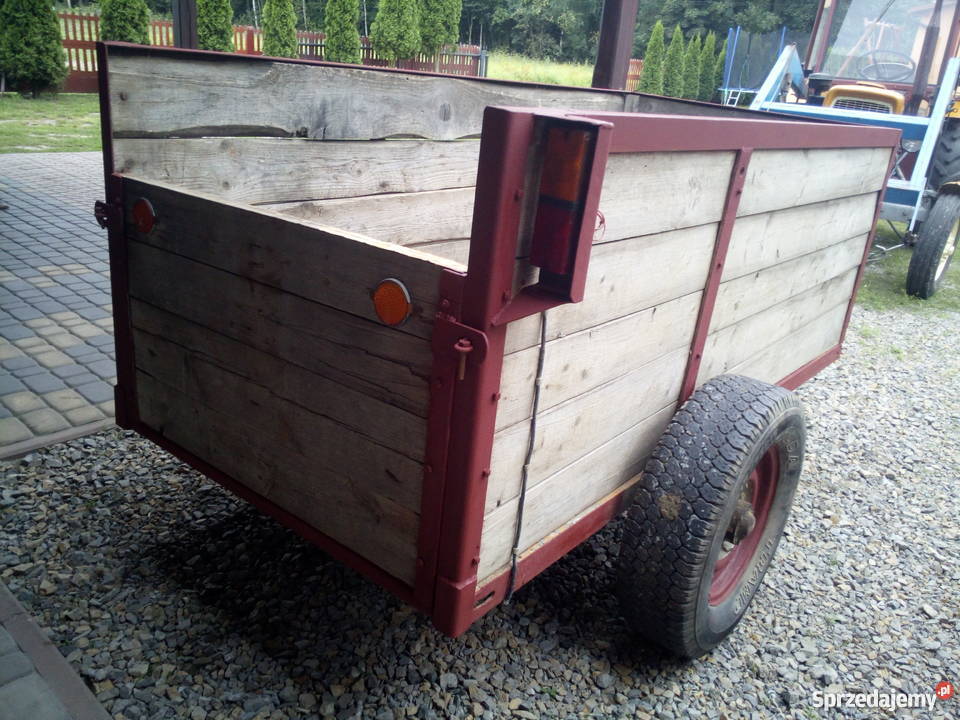 Przyczepka dwukółka do ciągnika stan Kolbuszowa sprzedam