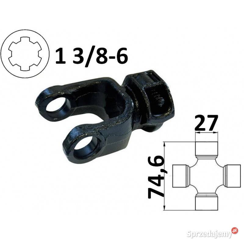 Widłak ciągnikowy 1 386 na krzyżak 27x746mm Rolnictwo Kamionna sprzedam