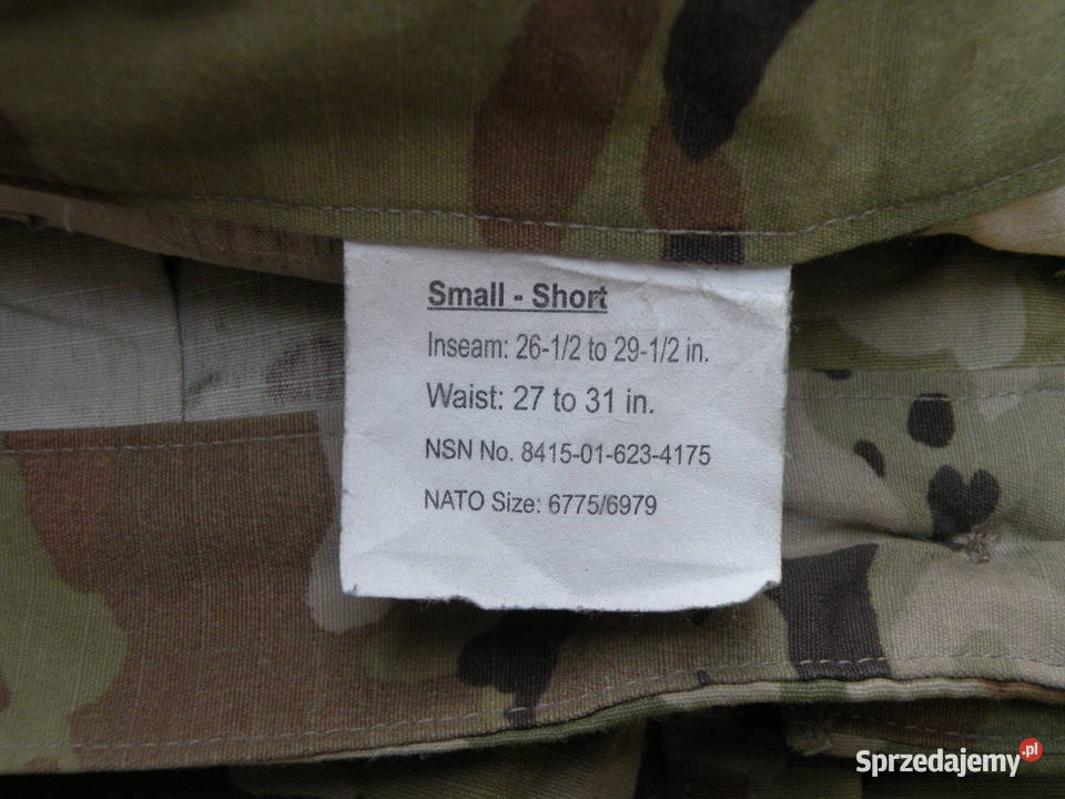 Spodnie ACU multicam ocp small short ripstop 3 Militaria Wrocław