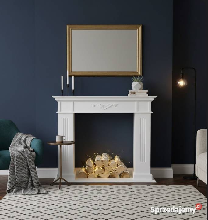 portal kominkowy atrapa kominka Schabby KONSOLA Warszawa sprzedam