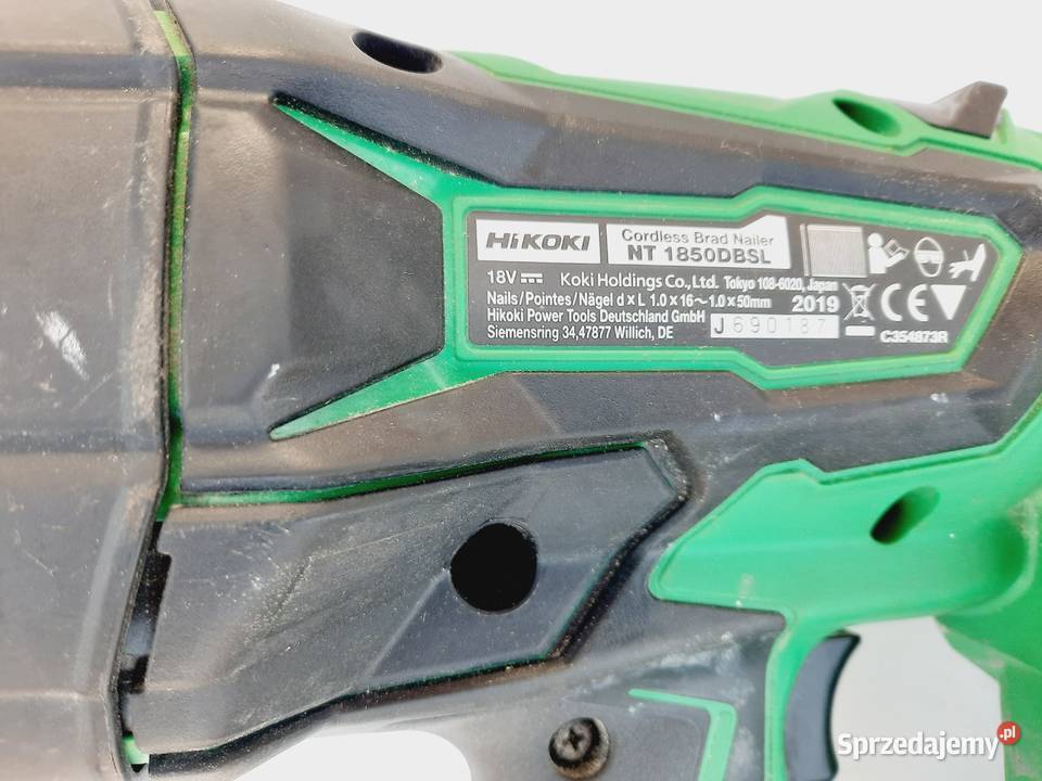 Sztyfciarka Hikoki NT1850DBSL gwoździarka 1650mm Szczerbice