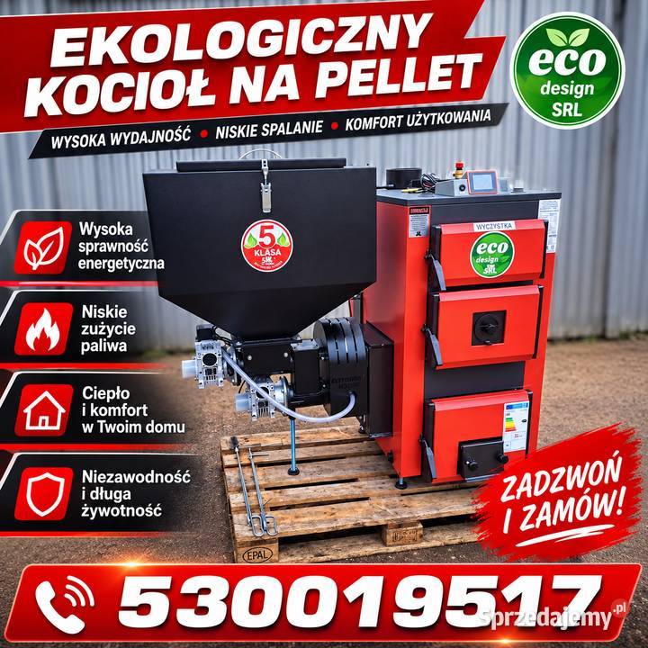 Polecamy kotły piece na ekogroszek pelet darmowa Jarosław