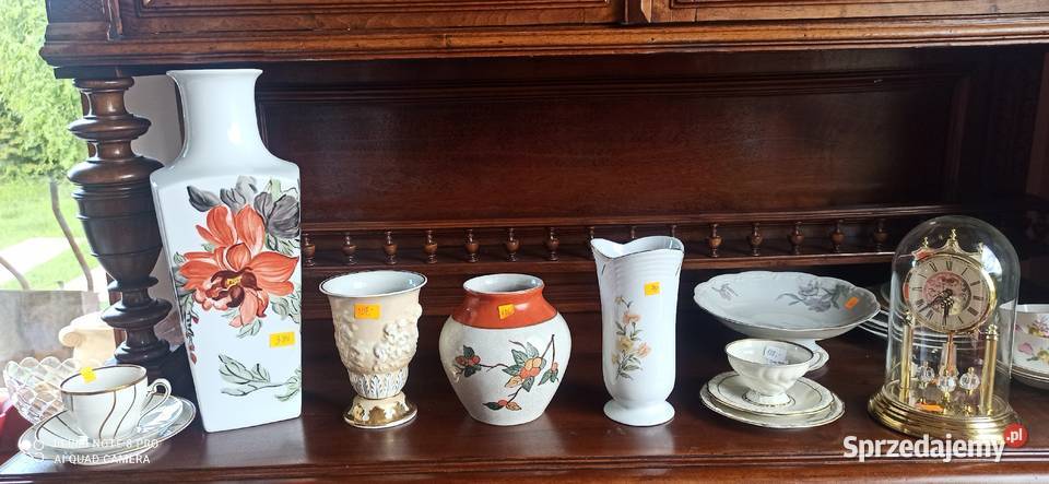 Wazon Kaiser W Germany Ręcznie malowany dekor