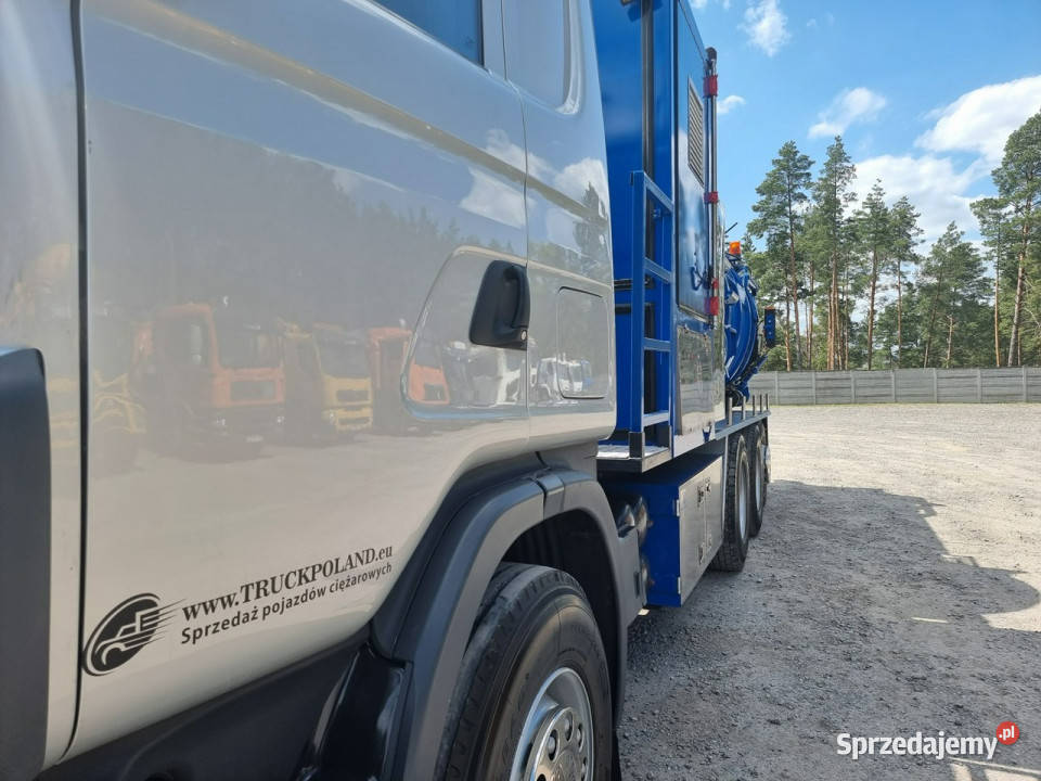 Scania V8 480 EuroVacman Ładowarka próżniowa Rok produkcji 2004 Daleszyce