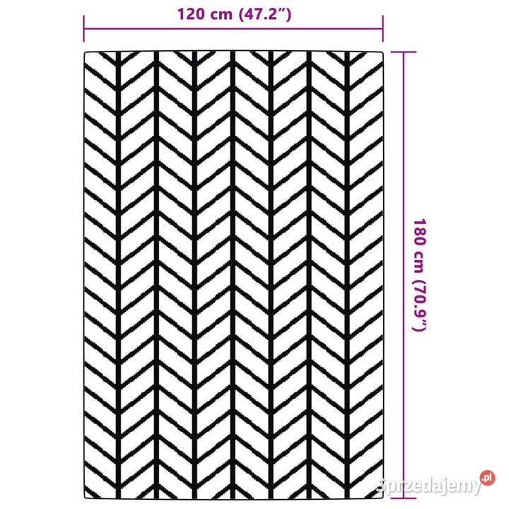 Dywan na zewnątrz szary 120x180 PP WM368542 Warszawa