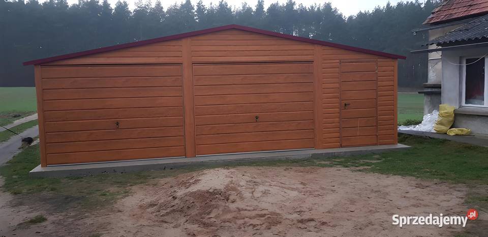 Garaż Blaszany dwustanowiskowy 8x6 PREMIUM sprzedam