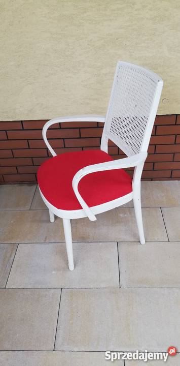 Krzesło THONET oryginalne gięte białe fotel 47cm mazowieckie Garwolin