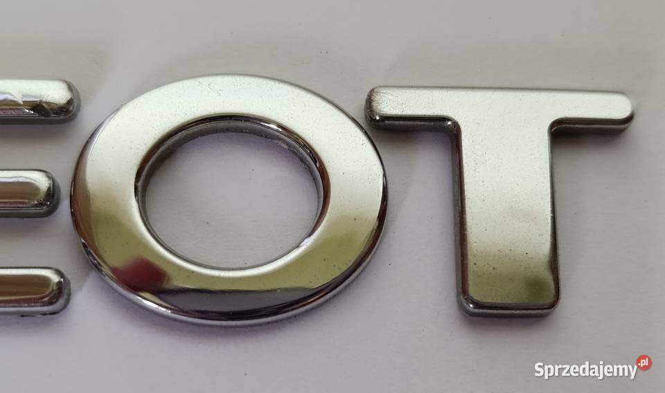 Napis emblemat Peugeot 307 0208r kujawsko-pomorskie