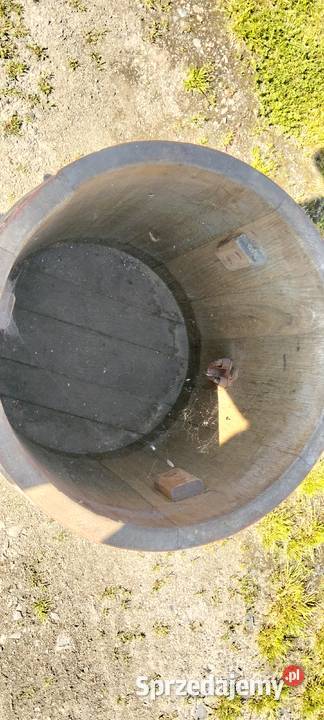 Beczka drewniana na nozkach Lubin