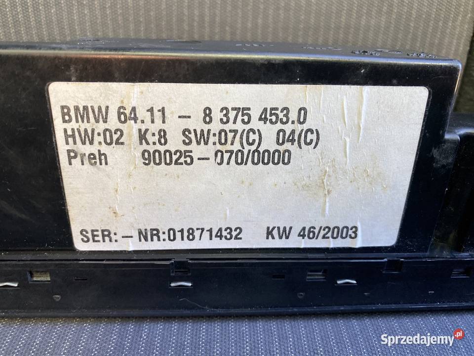 Bmw e39 panel klimatyzacji Chełm