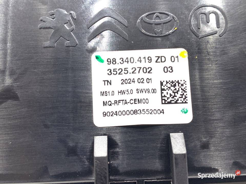 PANEL STEROWANIA NAWIEWU TOYOTA PROACE sprzedam