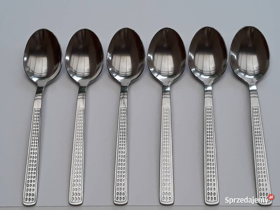 Łyżeczki do herbaty KROPECZKI kropki FNS