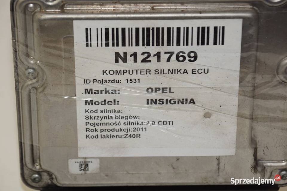 55577619 INSIGNIA A KOMPUTER SILNIKA ECU Lipno sprzedam