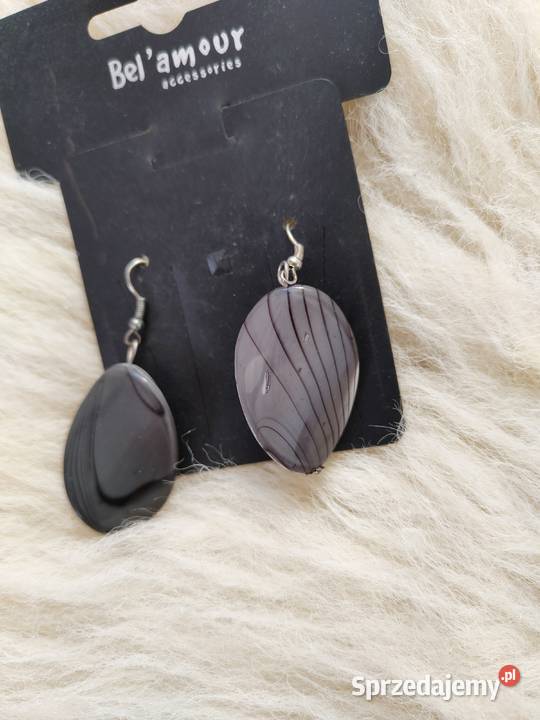 Owalne kolczyki Nowe Jasło