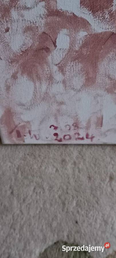 Obraz widać w stylu ludowym sztuki naiwnej wielkopolskie Poznań