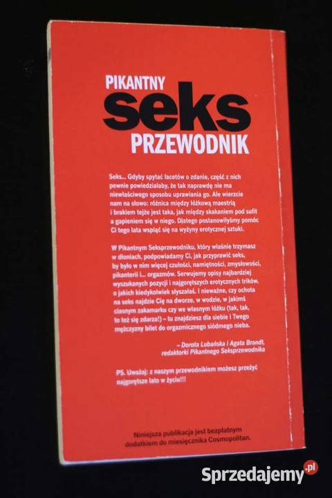 Pikantny seks przewodnik książka sex oprawa Toruń sprzedam