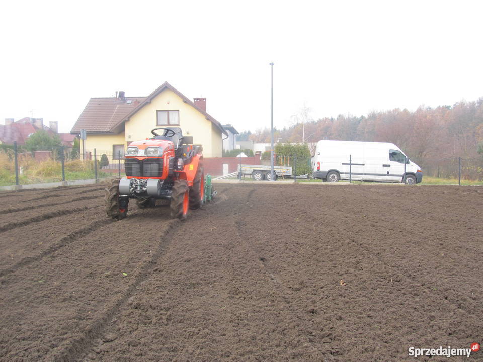 Usługi mini traktorem trawniki glebogryzarka Pozostałe usługi Usługi