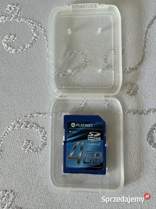Karta pamięci Platinet SDHC 4GB Class 4 etui SD Czerwionka-Leszczyny
