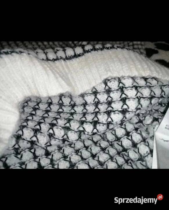 YORKER nowy miły ciepły miękki Sweter z Wełną Leszno
