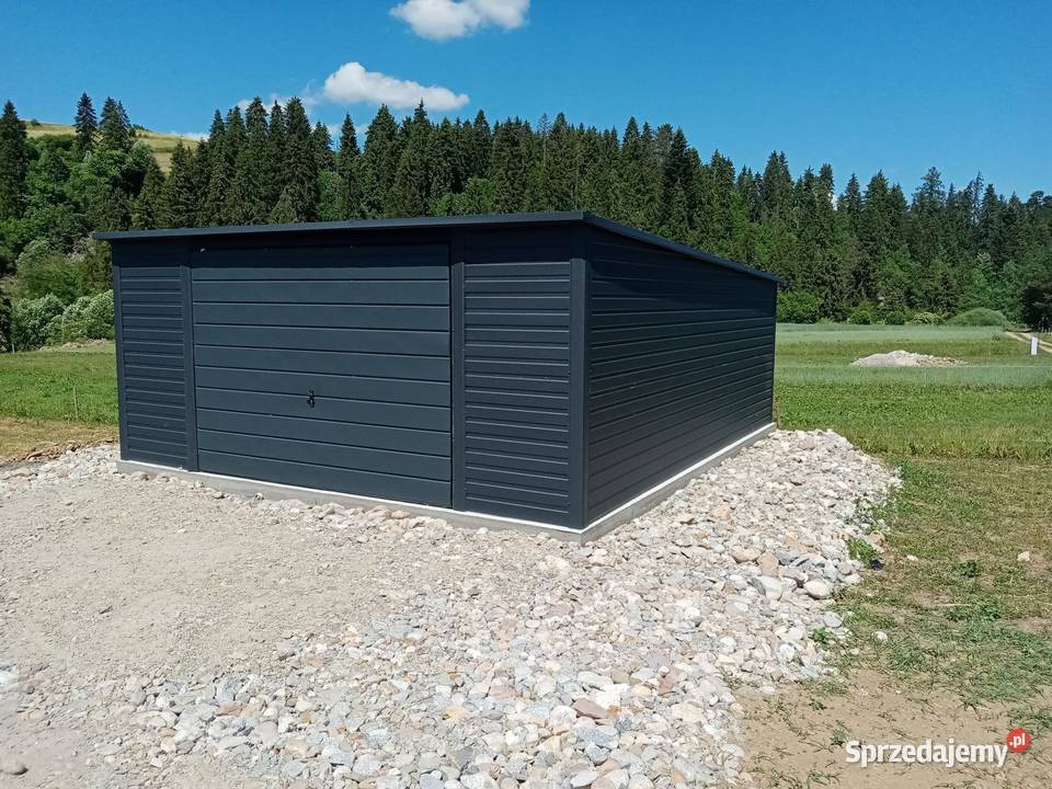 Garaż blaszany 4x5 kolor mazowieckie Ożarów Mazowiecki