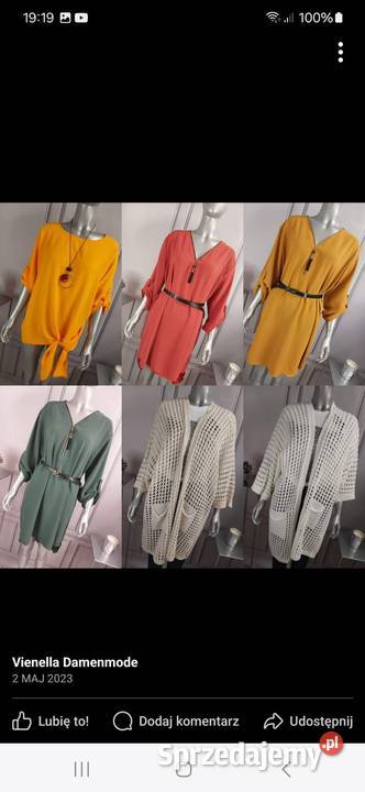 Odzież damska włoska nowa lubuskie Lubsko