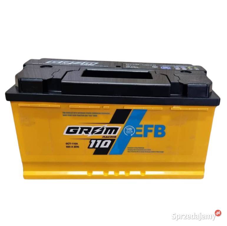 Akumulator Grom Racing EFB 110Ah 920A EN Prawy Starogard Gdański sprzedam