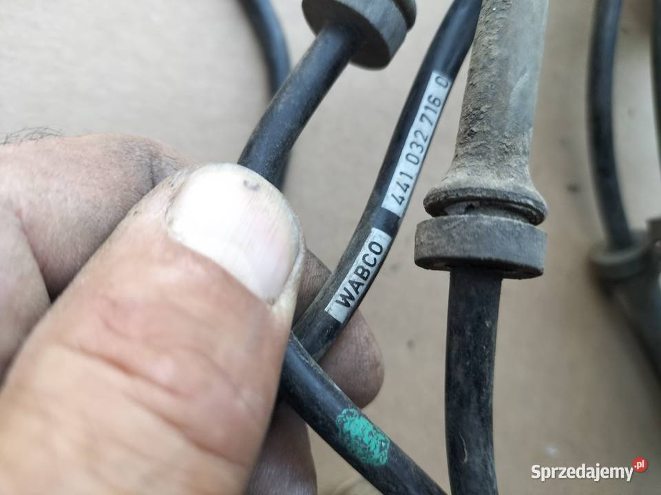 Czujnik przewód kabel ABS przód przedni tył osobowe Kamień-Kolonia