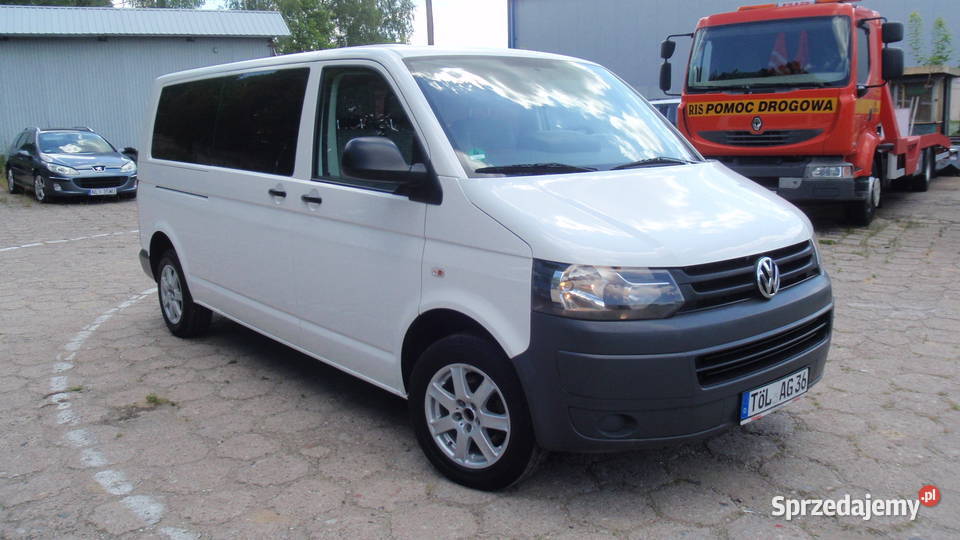 Transporter T5 klima 9osób sprowadzony 4/5 Samochody osobowe warmińsko-mazurskie Lidzbark Warmiński