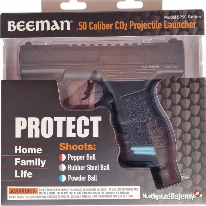 Pistolet na kule gumowe Beeman Cal50