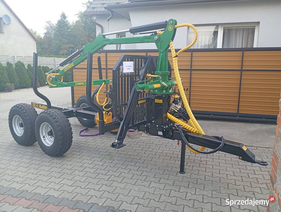 Przyczepa leśna do drzewa 6 ton Zestaw 1 Nysa