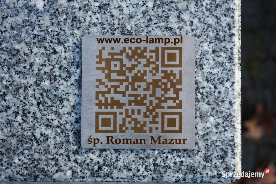 QR PAMIĘCI elektroniczna cyfrowa biografia kod Pozostałe sprzedam