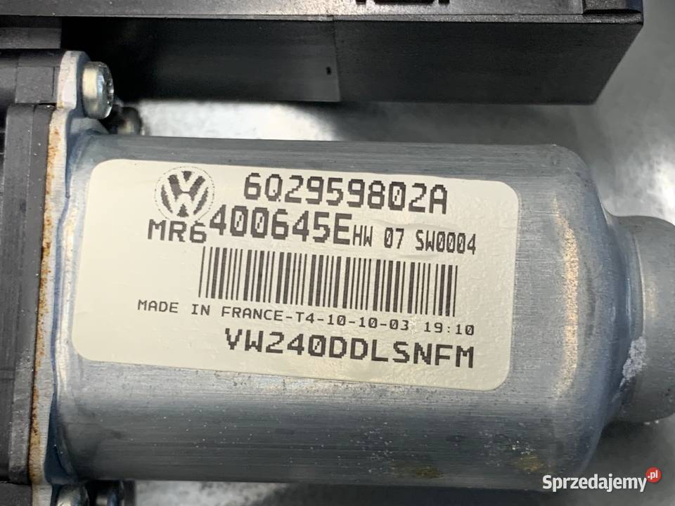 PODNOŚNIK SZYBY LEWY PRZÓD VW POLO IV 9N sprzedam